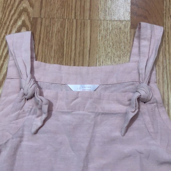 Lauren Conrad light pink knot tie strap tank top - Picture 4 of 5